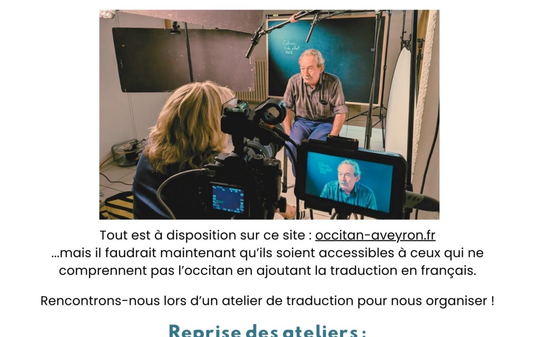 Talhièr de revirada – Atelier de traduction