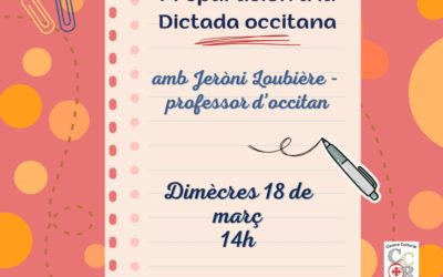 Talhièr de lenga – preparacion a la dictada